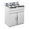 Professionelle Fritteuse mit Schrank 2x6000W